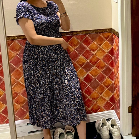 Blue summer dress - Picture 1 of 9